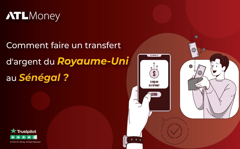 Transfert d'argent Royaume-Uni sénégal