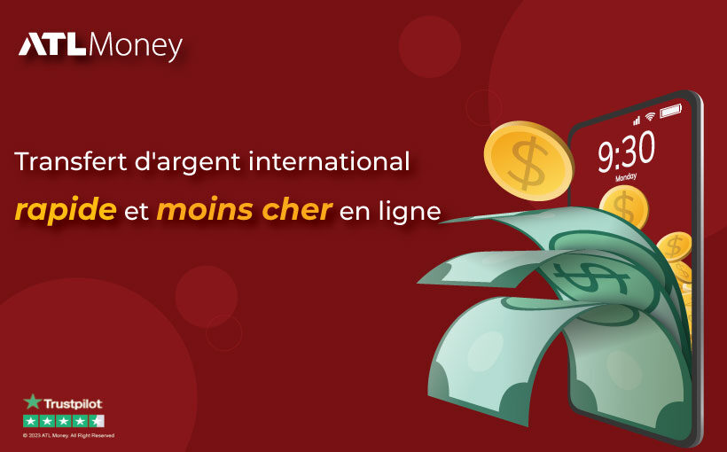 transfert d'argent international en ligne