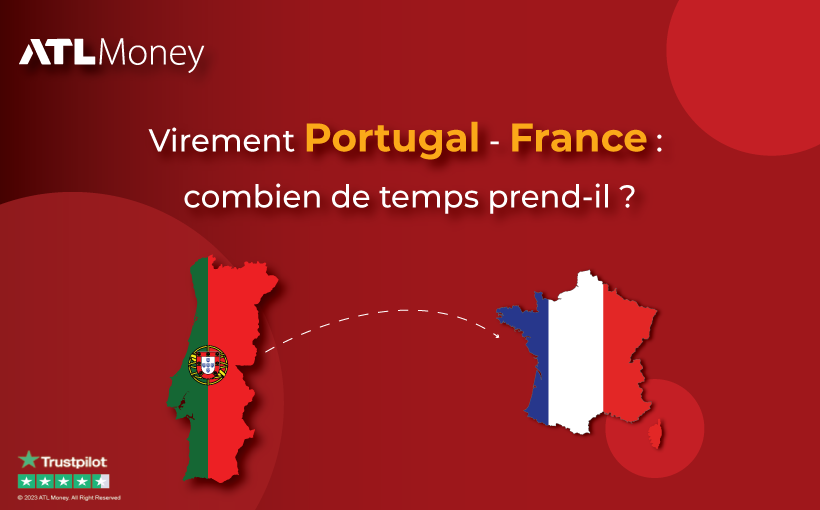 virement portugal france délai