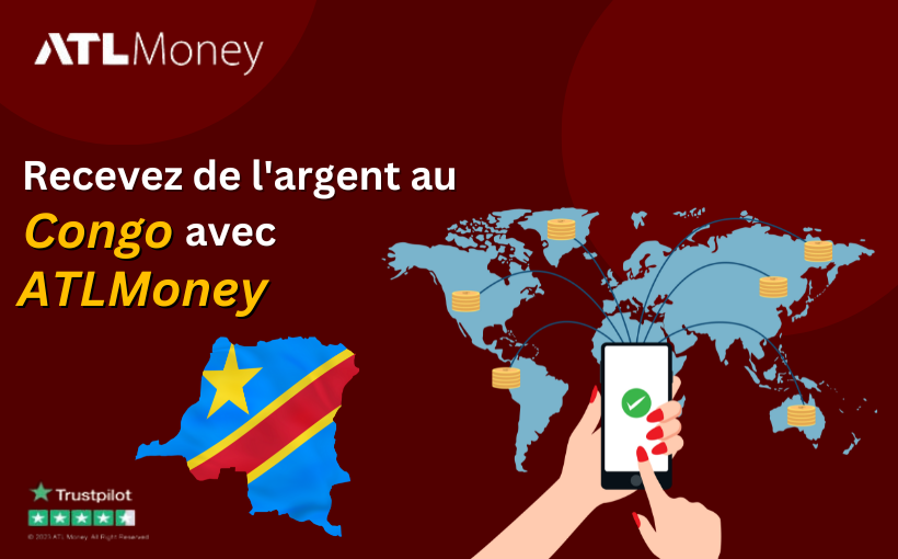 recevoir argent au congo