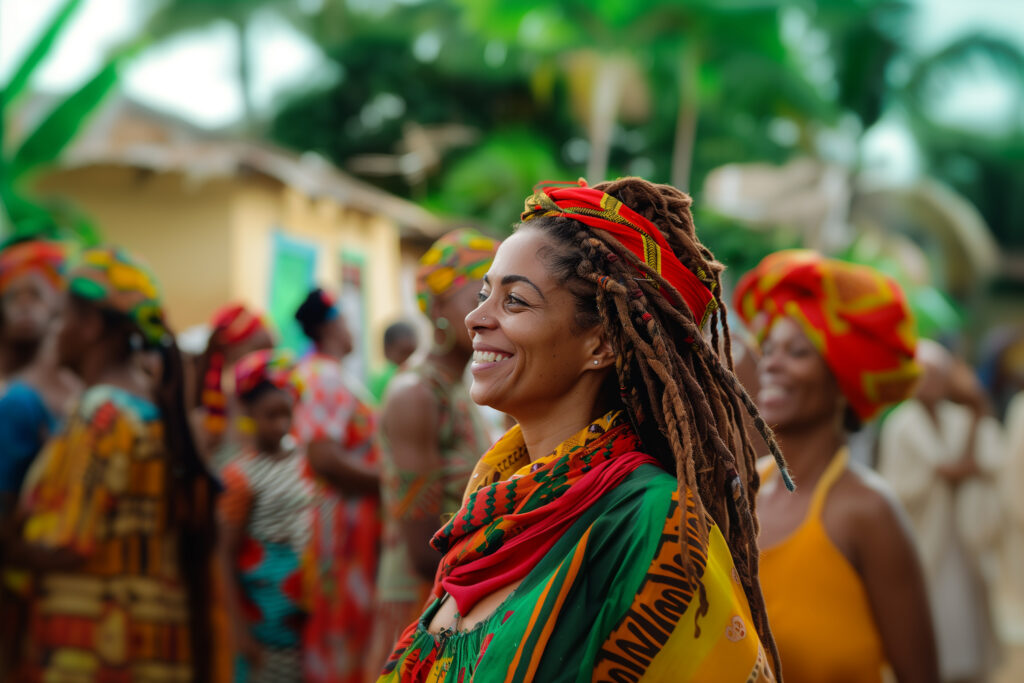 Image depicting Madam Ekua smiling