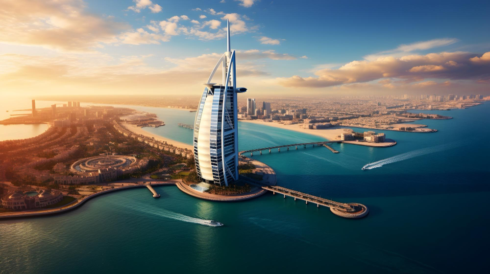 Image depiction of the Burj in UAE.